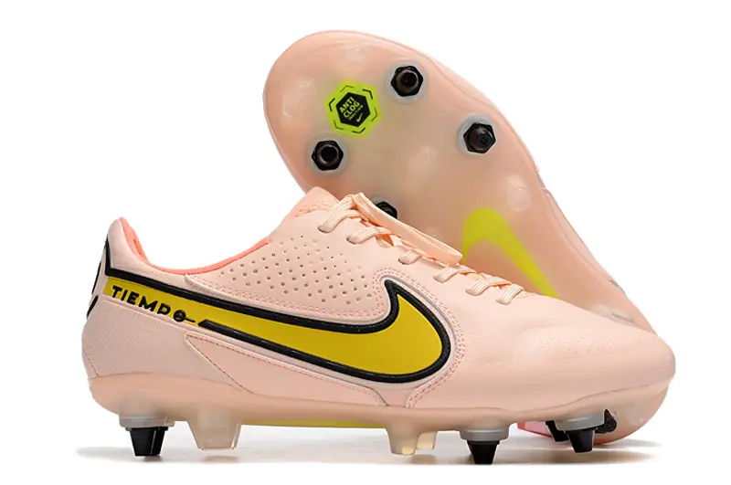Nike Tiempo Legend 9 Elite SG - Pink/Cyber Yellow/Black