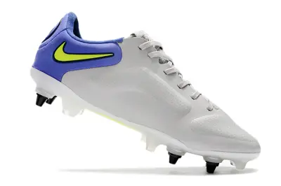 Nike Tiempo Legend 9 Elite SG - Gray/Vibrant Yellow/Dark Blue