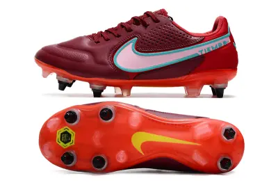 Nike Tiempo Legend 9 Elite SG - Red/Coral Red/Light Blue