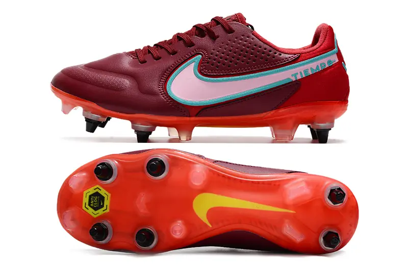 Nike Tiempo Legend 9 Elite SG - Red/Coral Red/Light Blue