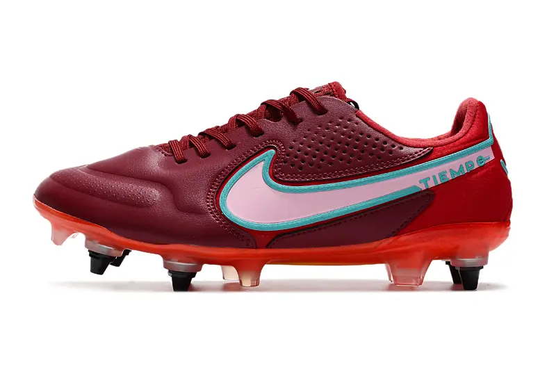 Nike Tiempo Legend 9 Elite SG - Red/Coral Red/Light Blue