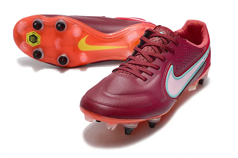 Nike Tiempo Legend 9 Elite SG - Red/Coral Red/Light Blue