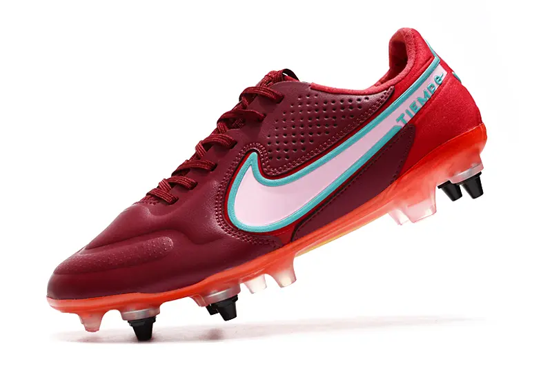 Nike Tiempo Legend 9 Elite SG - Red/Coral Red/Light Blue