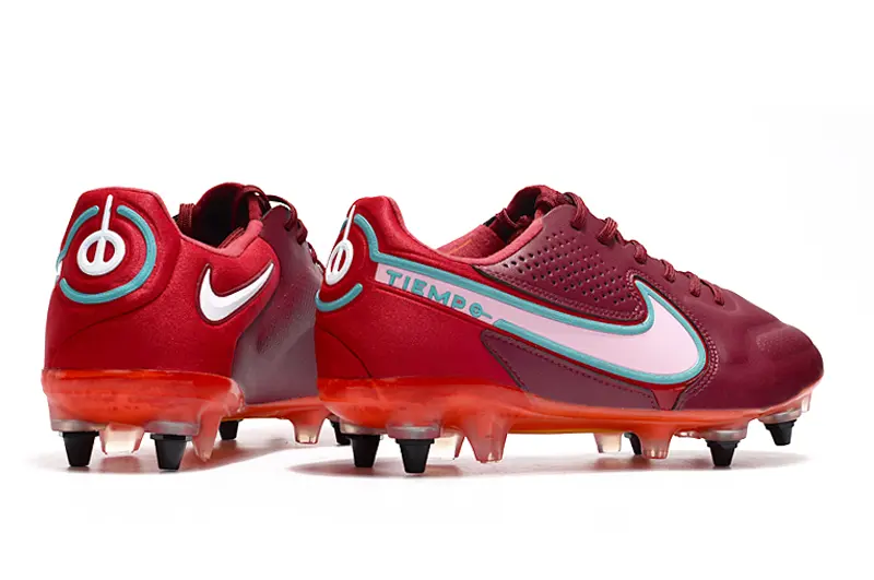 Nike Tiempo Legend 9 Elite SG - Red/Coral Red/Light Blue