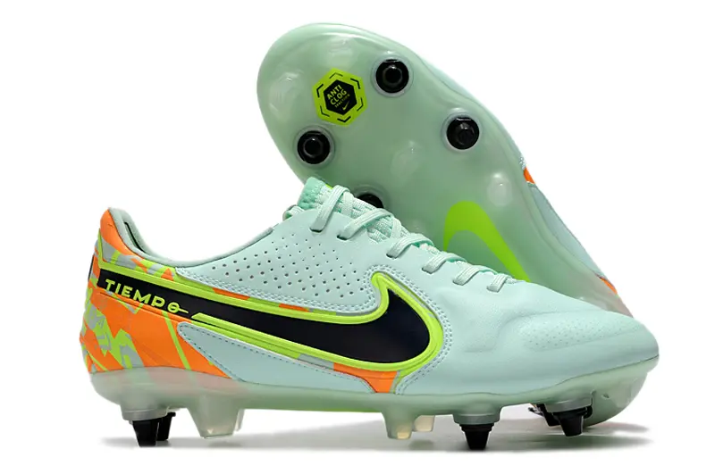 Nike Tiempo Legend 9 Elite SG - Mint/Electric Yellow/Deep Navy