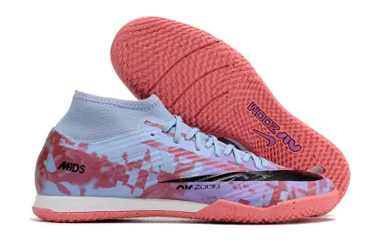 Nike Air Zoom Mercurial Superfly 9 Academy IC - Blue/Pastel Pink/Light Lavender