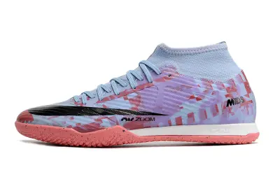 Nike Air Zoom Mercurial Superfly 9 Academy IC - Blue/Pastel Pink/Light Lavender