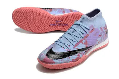 Nike Air Zoom Mercurial Superfly 9 Academy IC - Blue/Pastel Pink/Light Lavender