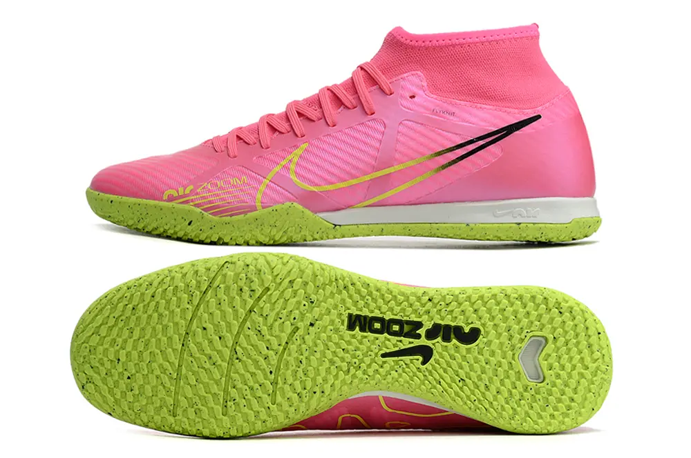 Nike Air Zoom Mercurial Superfly 9 Academy IC - Pink/Lime Green/Neon Pink