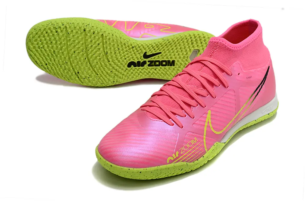 Nike Air Zoom Mercurial Superfly 9 Academy IC - Pink/Lime Green/Neon Pink