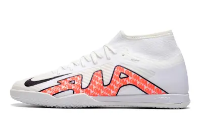 Nike Air Zoom Mercurial Superfly 9 Academy IC - White/Flame Red/Black