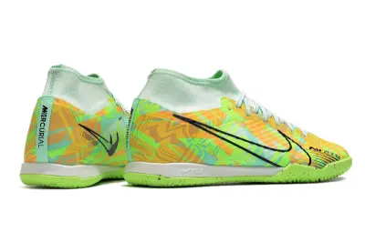 Nike Air Zoom Mercurial Superfly 9 Academy IC - Green/Lime Burst/Citrus Splash