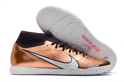 Nike Air Zoom Mercurial Superfly 9 Academy IC - Bronze/Metallic Bronze/White