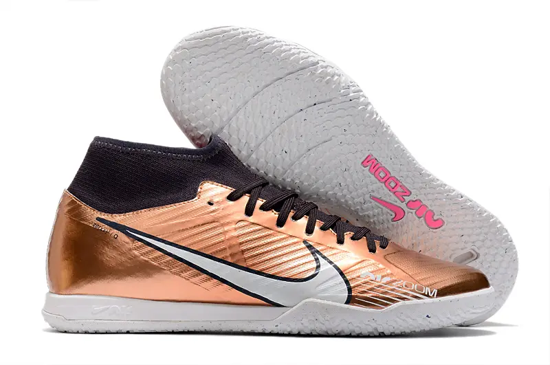 Nike Air Zoom Mercurial Superfly 9 Academy IC - Bronze/Metallic Bronze/White