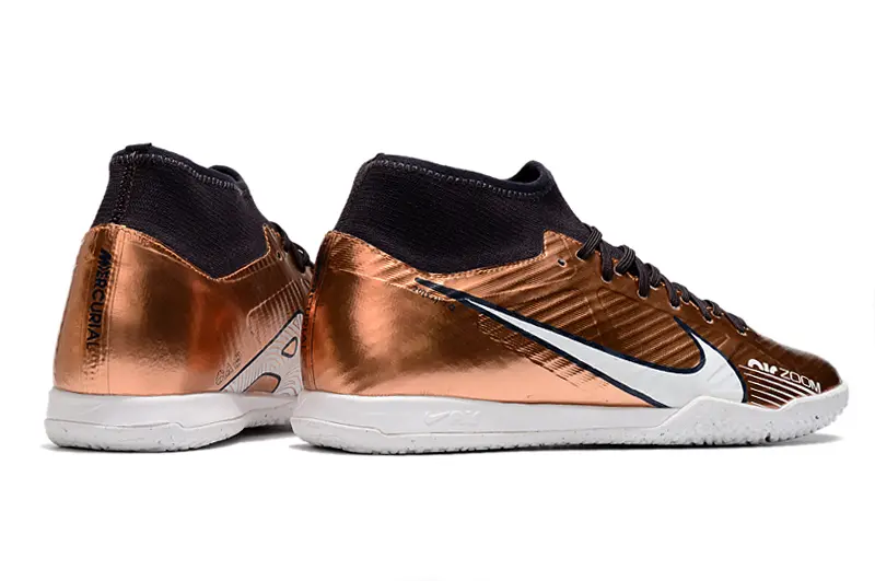 Nike Air Zoom Mercurial Superfly 9 Academy IC - Bronze/Metallic Bronze/White