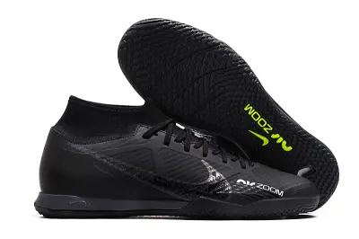 Nike Air Zoom Mercurial Superfly 9 Academy IC - Black/Neon Green/Charcoal Grey