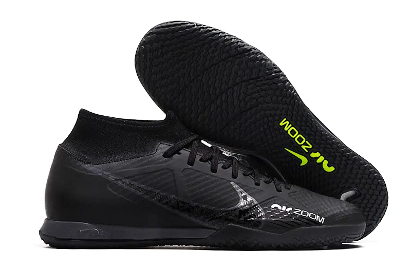 Nike Air Zoom Mercurial Superfly 9 Academy IC - Black/Neon Green/Charcoal Grey