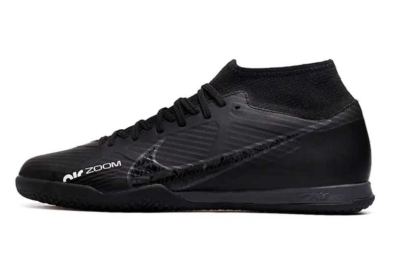 Nike Air Zoom Mercurial Superfly 9 Academy IC - Black/Neon Green/Charcoal Grey