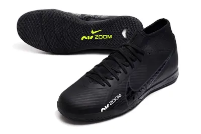 Nike Air Zoom Mercurial Superfly 9 Academy IC - Black/Neon Green/Charcoal Grey