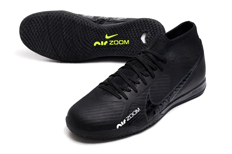 Nike Air Zoom Mercurial Superfly 9 Academy IC - Black/Neon Green/Charcoal Grey