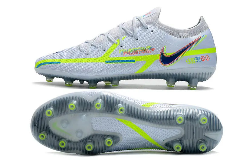Nike Phantom GT Elite AG - White/Neon Green/Blue Aesthetic