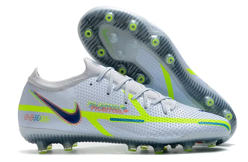 Nike Phantom GT Elite AG - White/Neon Green/Blue Aesthetic