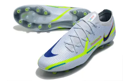 Nike Phantom GT Elite AG - White/Neon Green/Blue Aesthetic