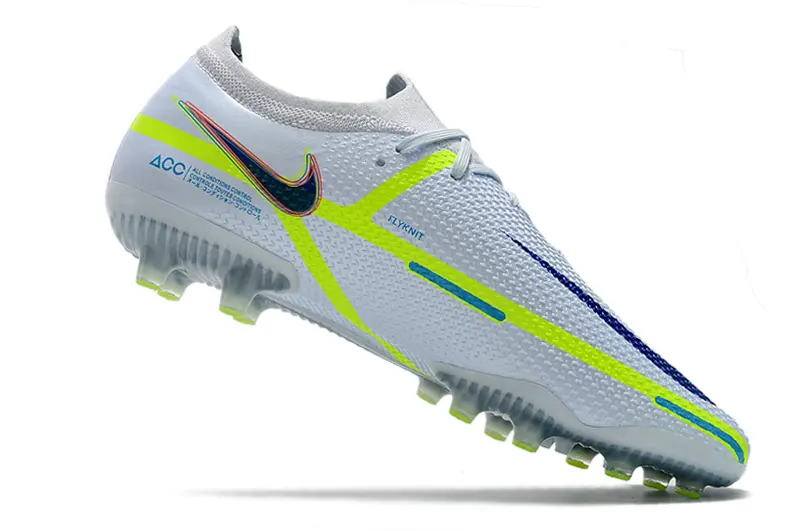 Nike Phantom GT Elite AG - White/Neon Green/Blue Aesthetic