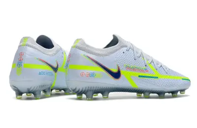 Nike Phantom GT Elite AG - White/Neon Green/Blue Aesthetic