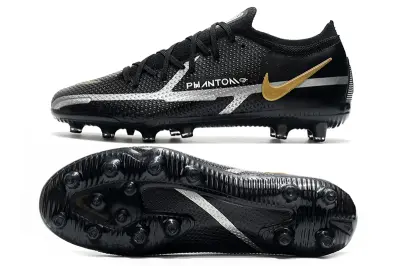 Nike Phantom GT Elite AG - Black/Metallic Gold/Light Silver