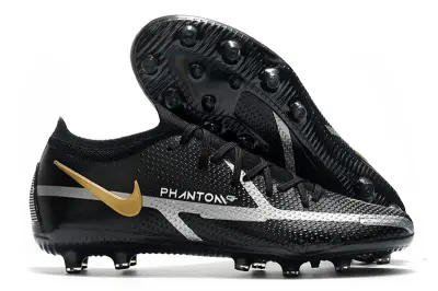 Nike Phantom GT Elite AG - Black/Metallic Gold/Light Silver