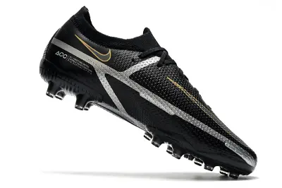 Nike Phantom GT Elite AG - Black/Metallic Gold/Light Silver