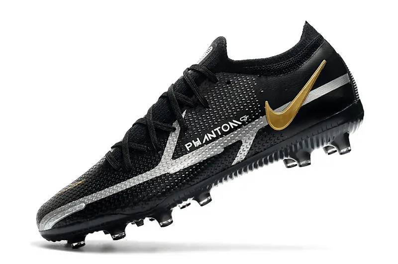 Nike Phantom GT Elite AG - Black/Metallic Gold/Light Silver