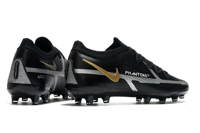 Nike Phantom GT Elite AG - Black/Metallic Gold/Light Silver
