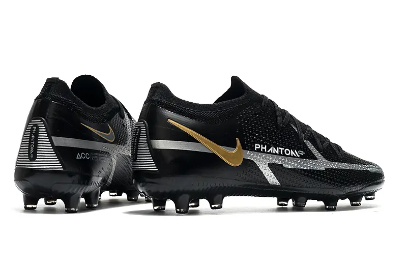 Nike Phantom GT Elite AG - Black/Metallic Gold/Light Silver