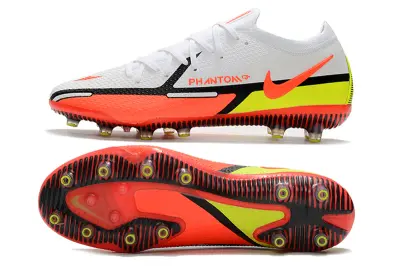 Nike Phantom GT Elite AG - White/Vibrant Orange/Neon Yellow