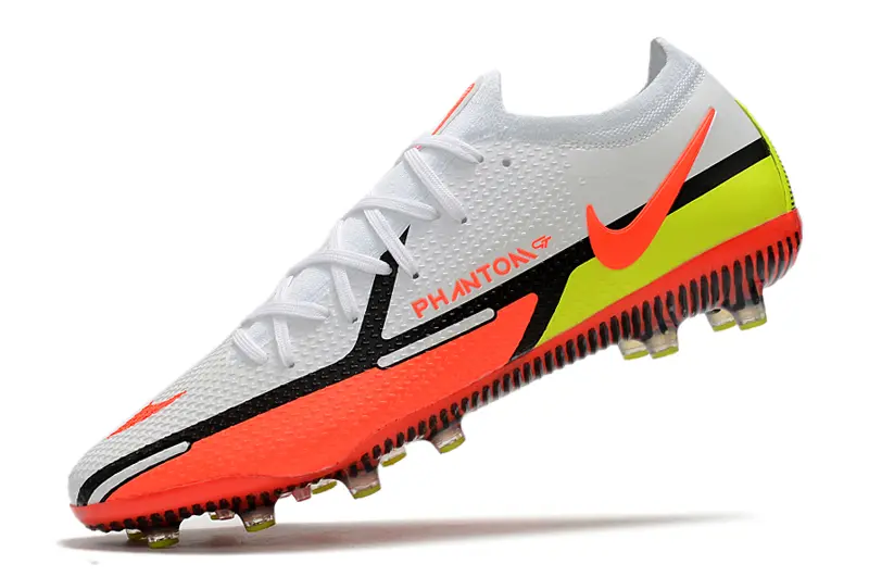 Nike Phantom GT Elite AG - White/Vibrant Orange/Neon Yellow