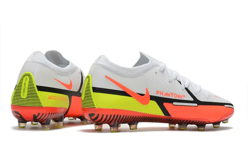 Nike Phantom GT Elite AG - White/Vibrant Orange/Neon Yellow