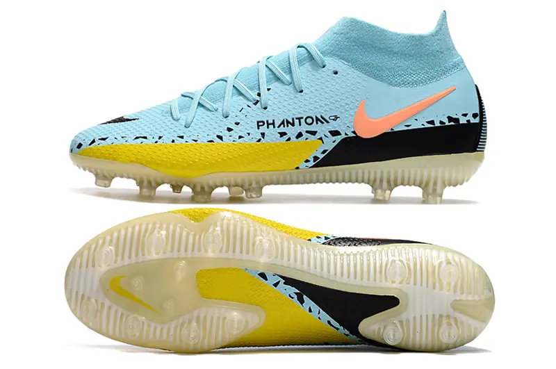 Nike Phantom GT DF Elite AG - Blue/Bright Yellow/Black