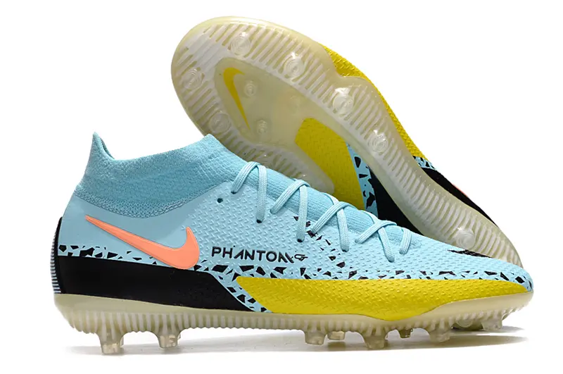 Nike Phantom GT DF Elite AG - Blue/Bright Yellow/Black