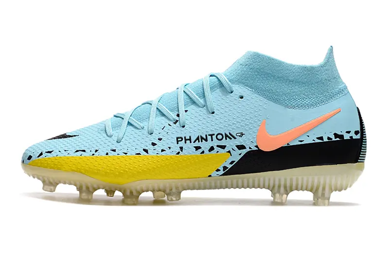 Nike Phantom GT DF Elite AG - Blue/Bright Yellow/Black