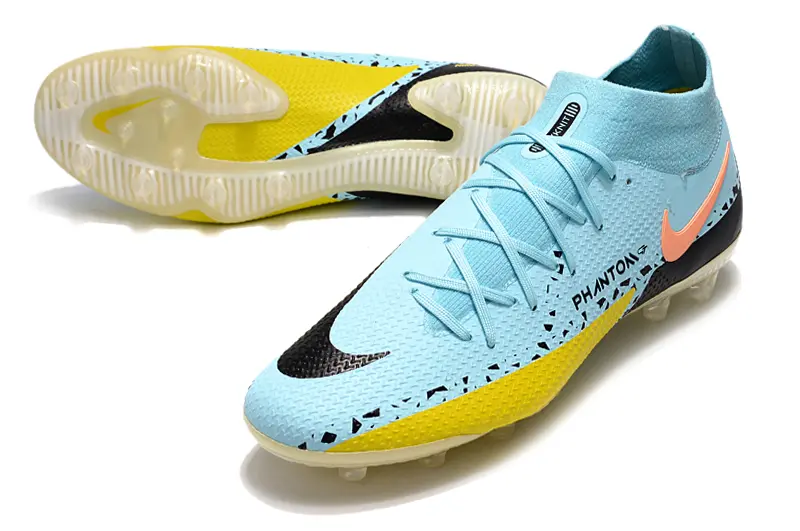 Nike Phantom GT DF Elite AG - Blue/Bright Yellow/Black