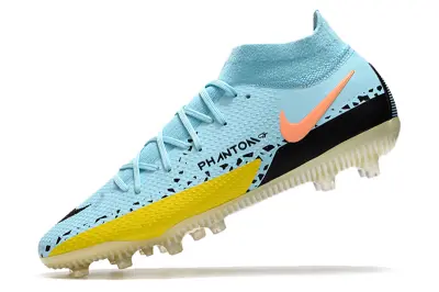 Nike Phantom GT DF Elite AG - Blue/Bright Yellow/Black