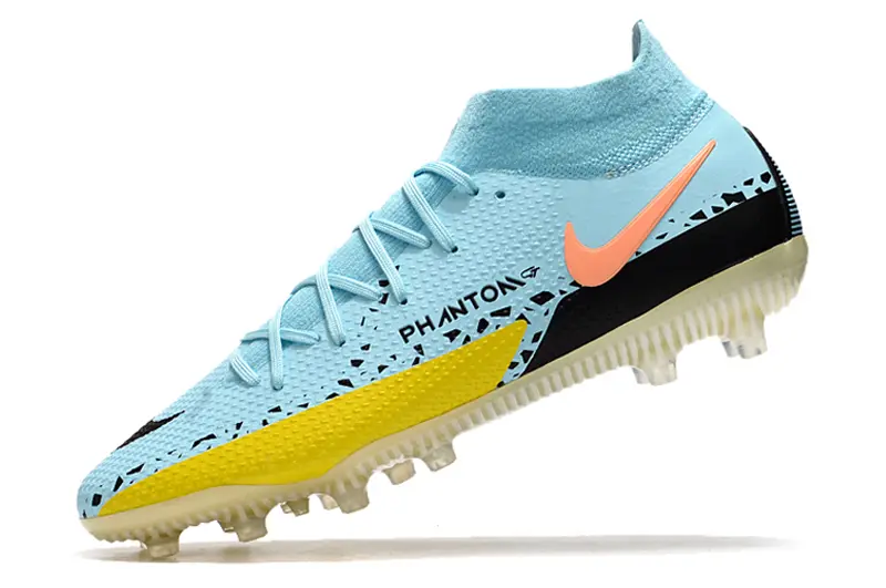Nike Phantom GT DF Elite AG - Blue/Bright Yellow/Black