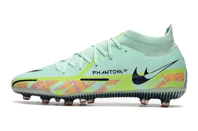 Nike Phantom GT DF Elite AG - Aqua/Neon Yellow/Coral Orange