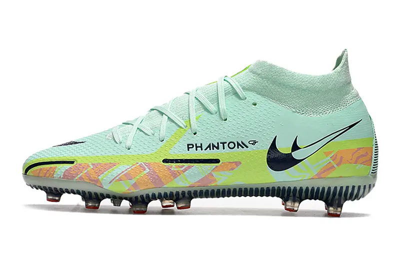 Nike Phantom GT DF Elite AG - Aqua/Neon Yellow/Coral Orange