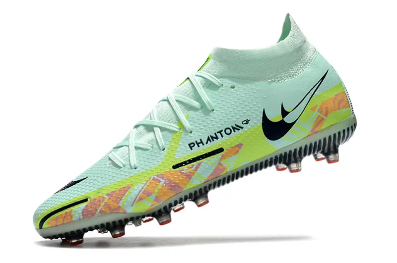 Nike Phantom GT DF Elite AG - Aqua/Neon Yellow/Coral Orange