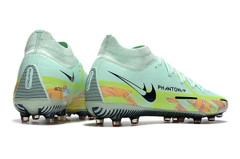 Nike Phantom GT DF Elite AG - Aqua/Neon Yellow/Coral Orange