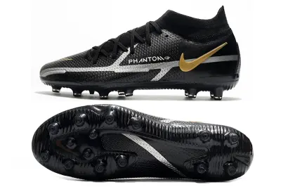 Nike Phantom GT DF Elite AG - Black/Metallic Gold/Phantom Black