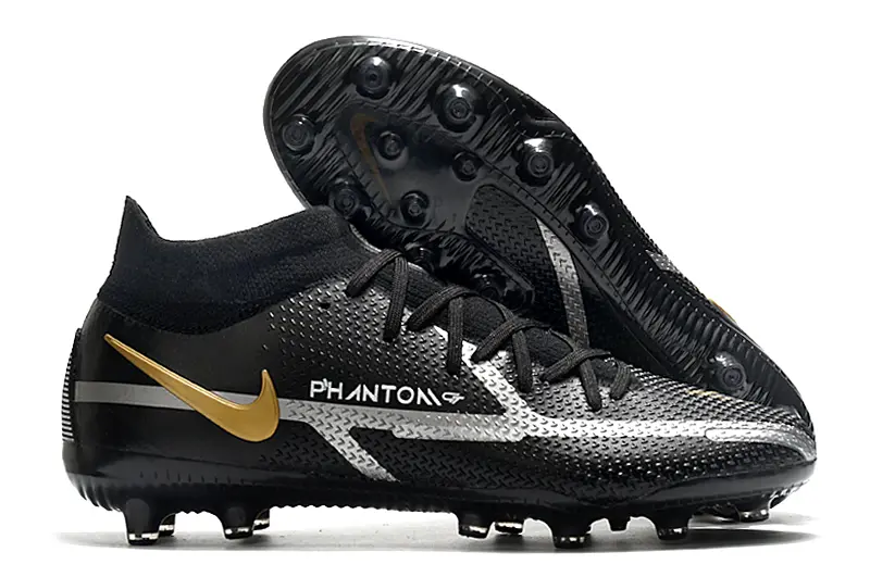 Nike Phantom GT DF Elite AG - Black/Metallic Gold/Phantom Black